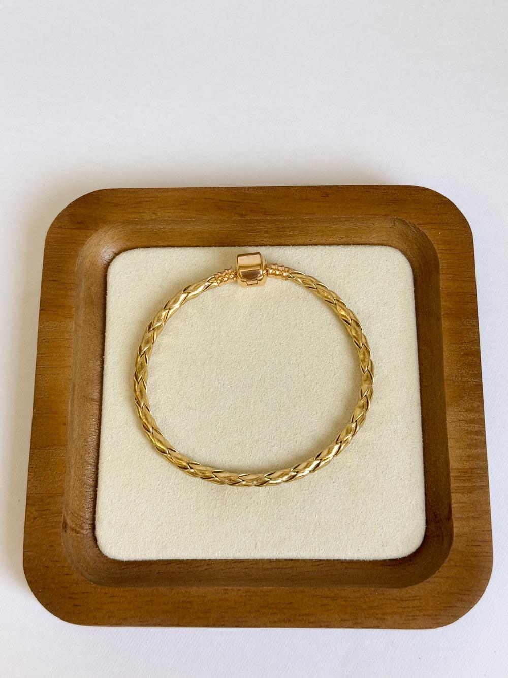 Pulseira Couro para Berloques