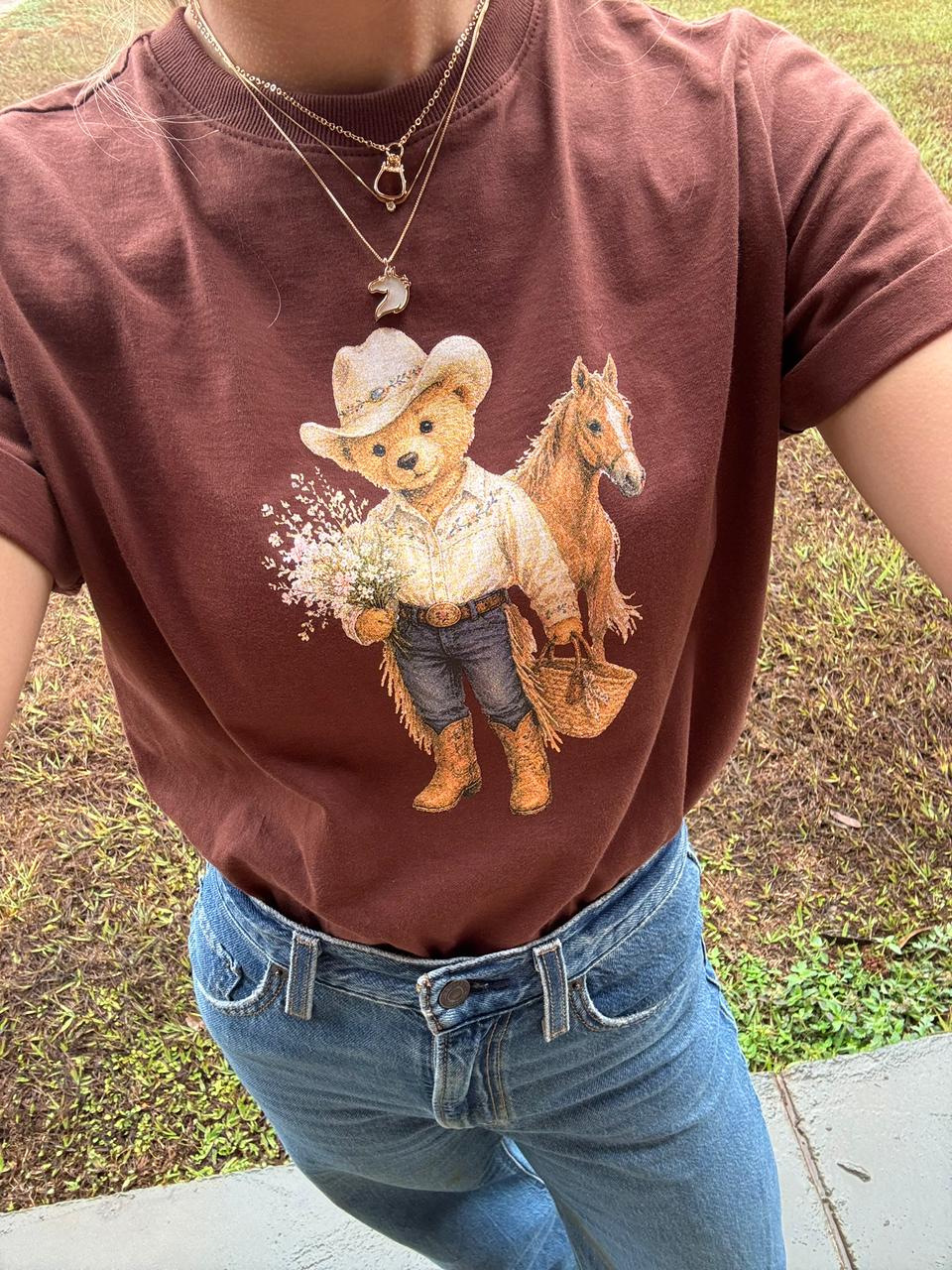 T-shirt Ursinho Country