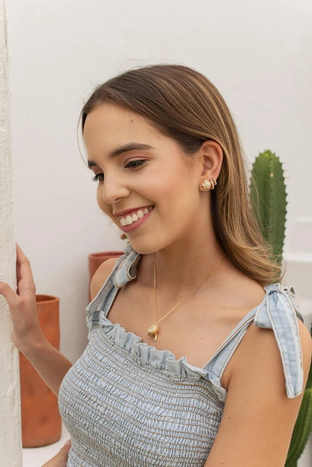 Brinco Algodão Pedras